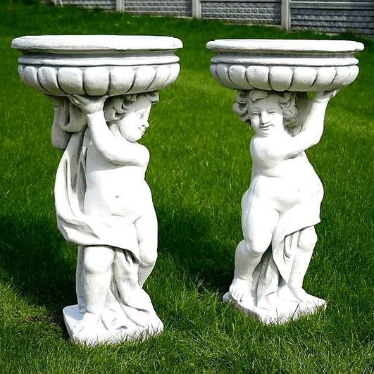 Zestaw Donic Chłopiec z Donicą nad Głową Prawy i Lewy (2szt.)