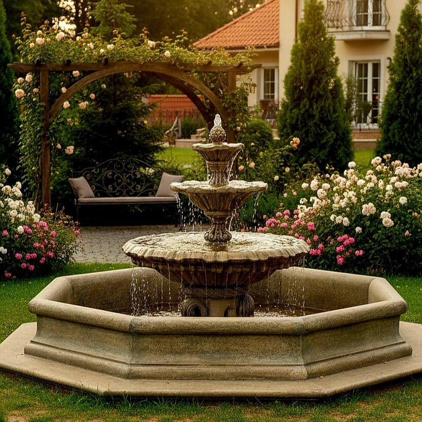 Zestaw Fontanna Włoska + Oczko Classico Małe + Akcesoria