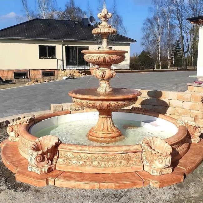 Zestaw Basen Fontannowy Marino + Fontanna Duża