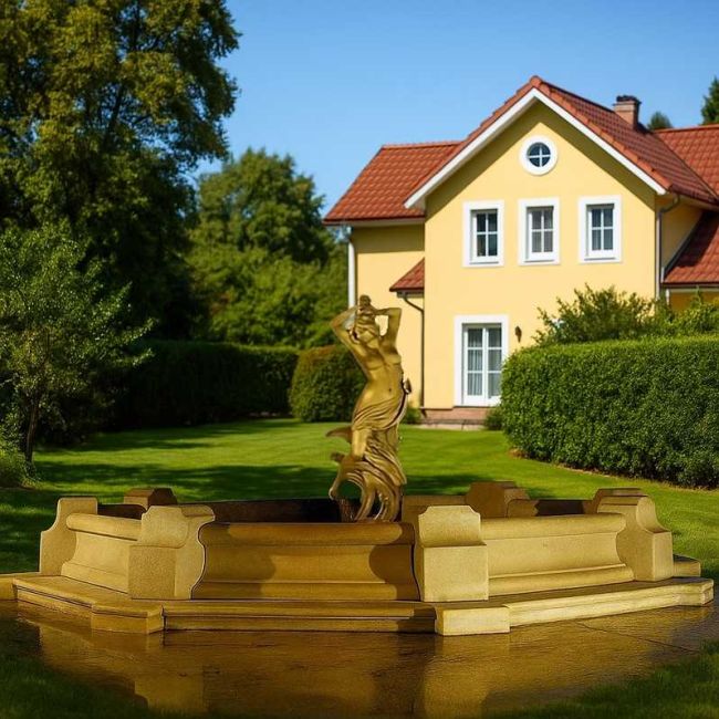 Zestaw Figura fontannowa Isabelle + Oczko Classico + Akcesoria