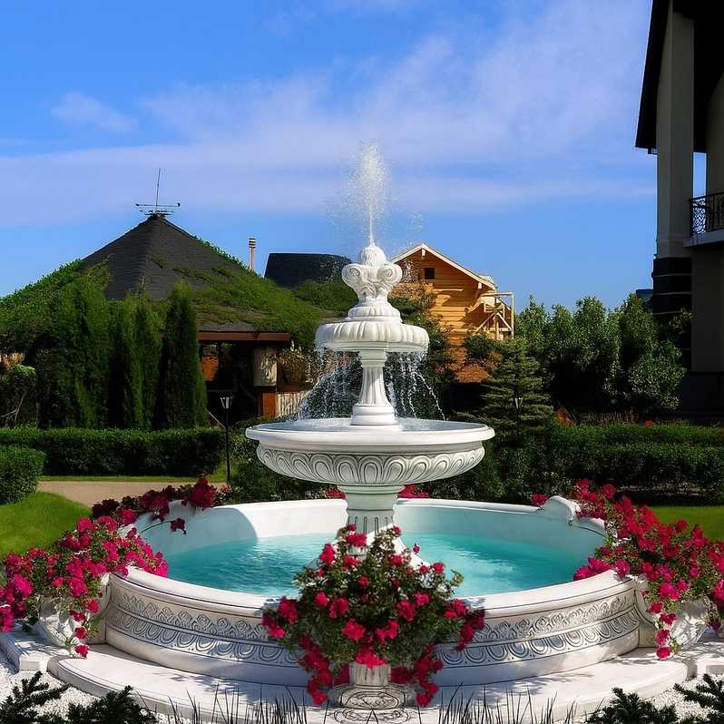 Zestaw Fontanna Fondi + Oczko Marino + Akcesoria