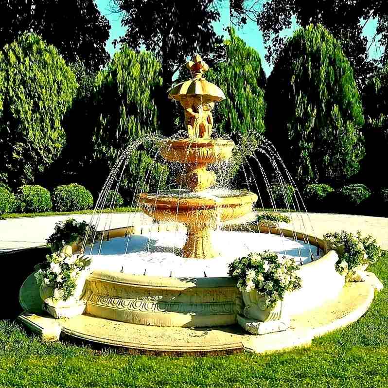 Zestaw Fontanna Gemelli + Oczko Marino Duże