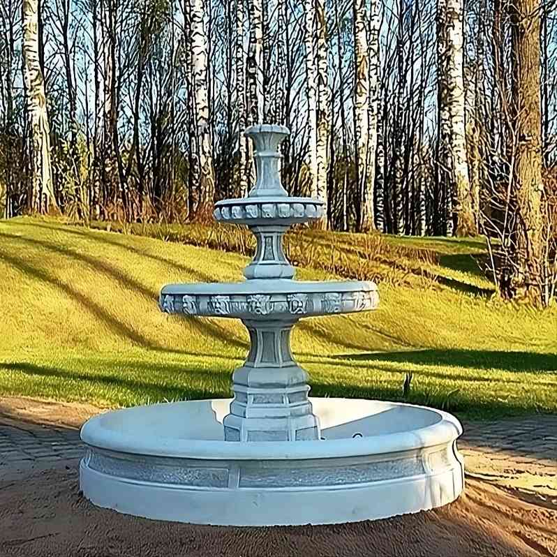 Zestaw Fontanna mała Głowy Lwów + Oczko z dnem + akcesoria