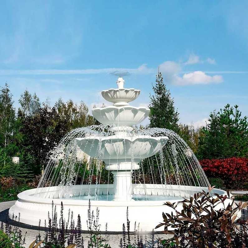 Zestaw Fontanna Kwiat Lotosu + Oczko Marinello Duże