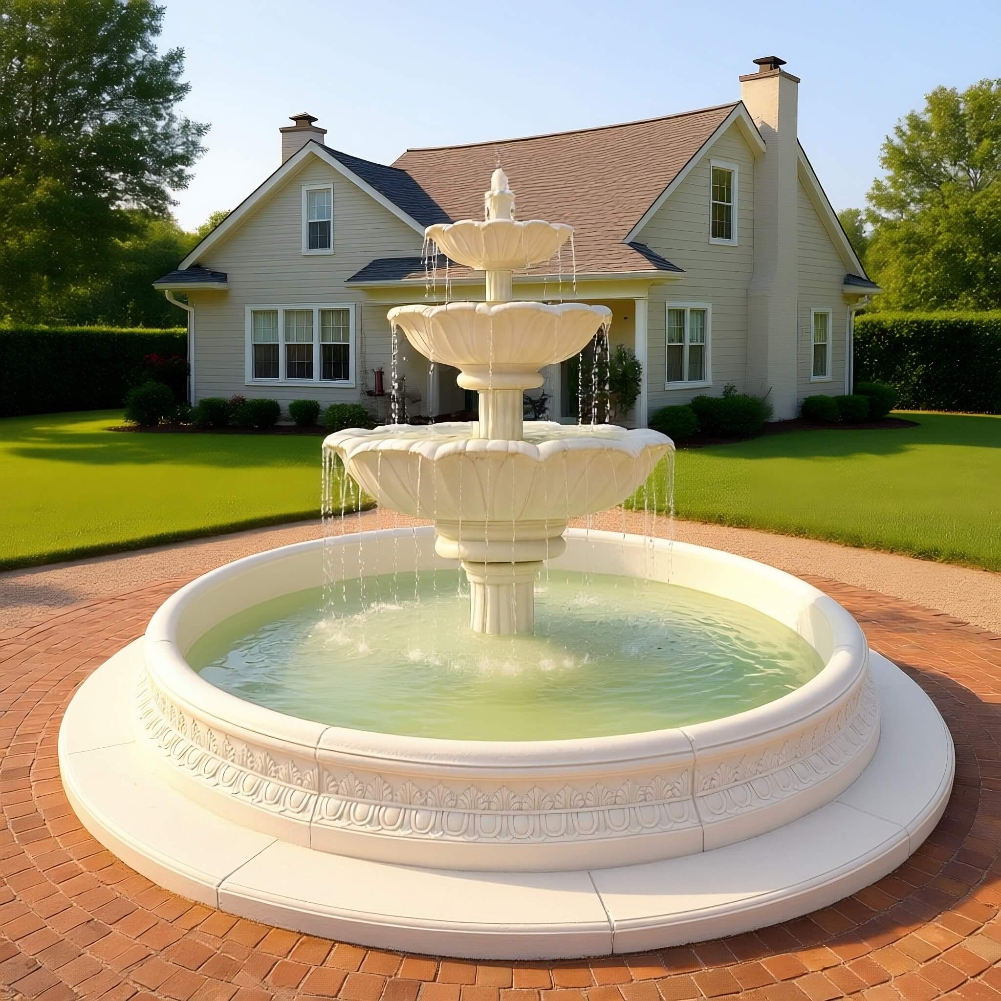 Zestaw Fontanna Kwiat Lotosu + Oczko Marinello Duże + Akcesoria