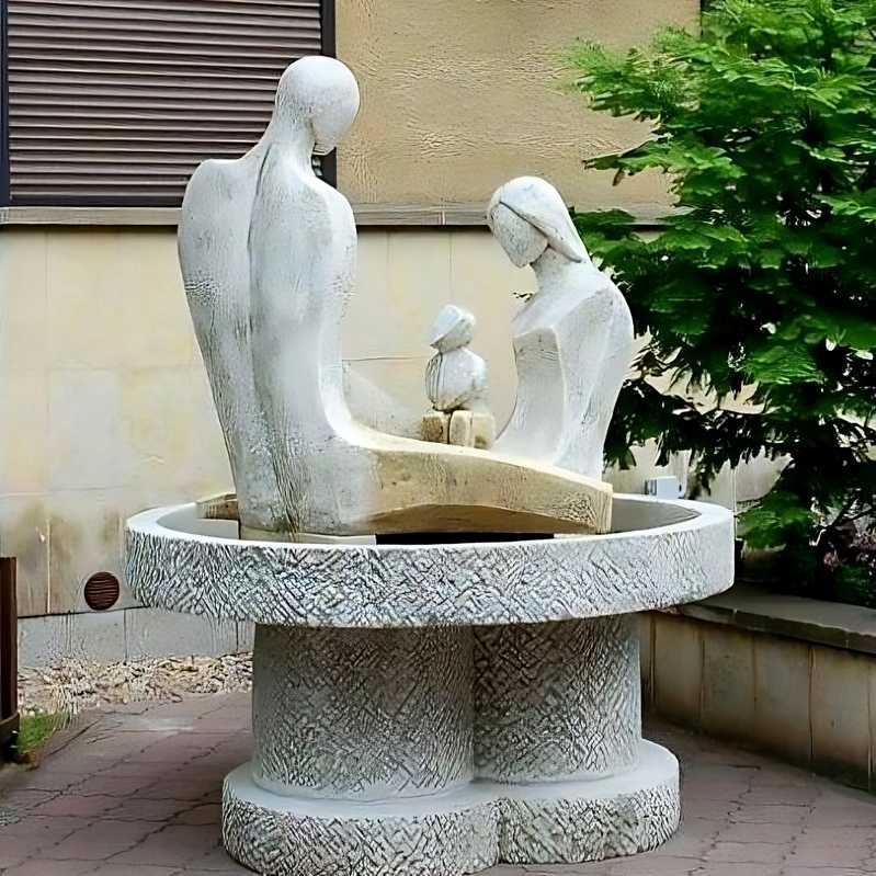 Fontanna abstrakcja - rodzina