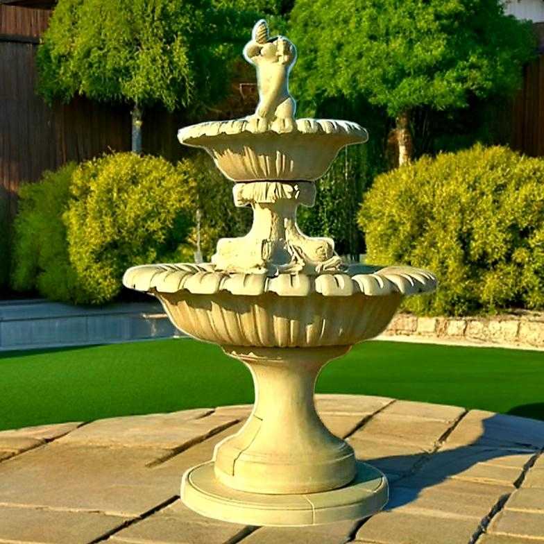 Fontanna Kefalonia Chłopiec z muszlą