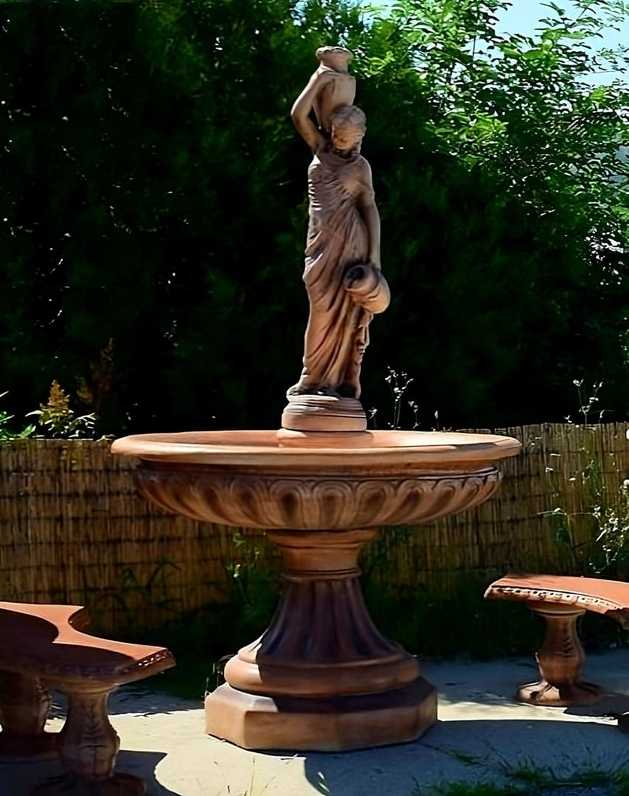 Fontanna Neptun Allena - widok z innej strony