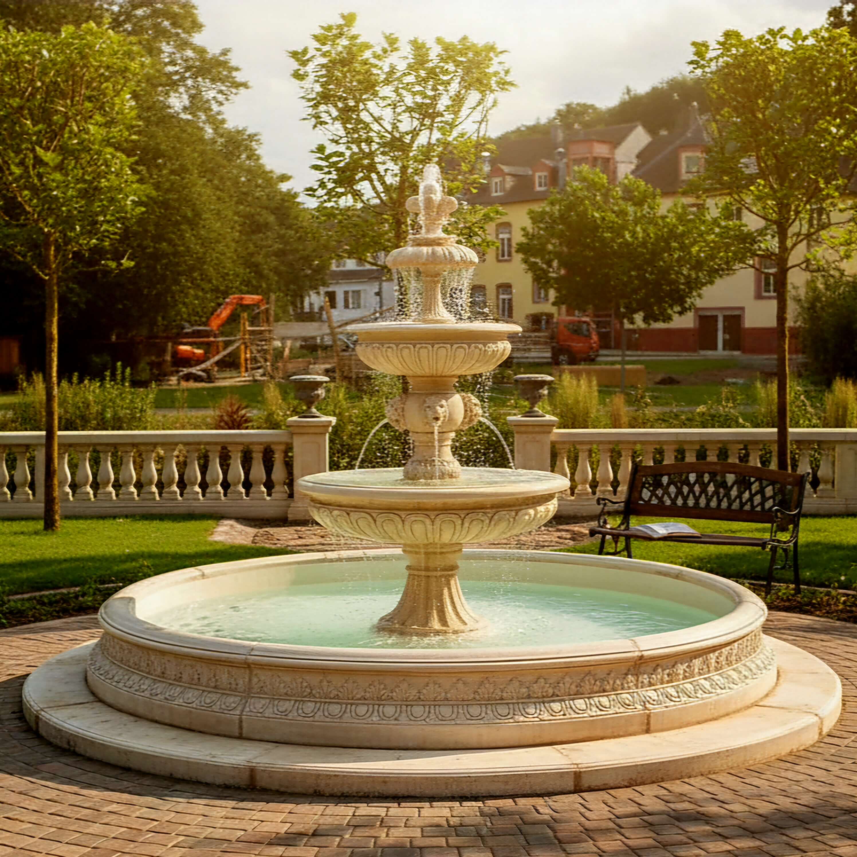 Zestaw Fontanna Duża + Oczko Marinello Duże