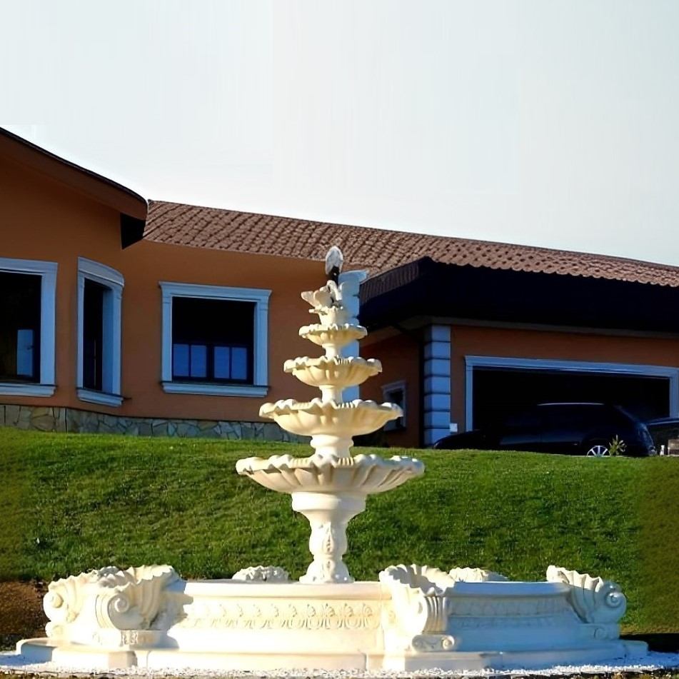 Zestaw Fontanna Selene z Gołąbkami 2 + Oczko Sofia