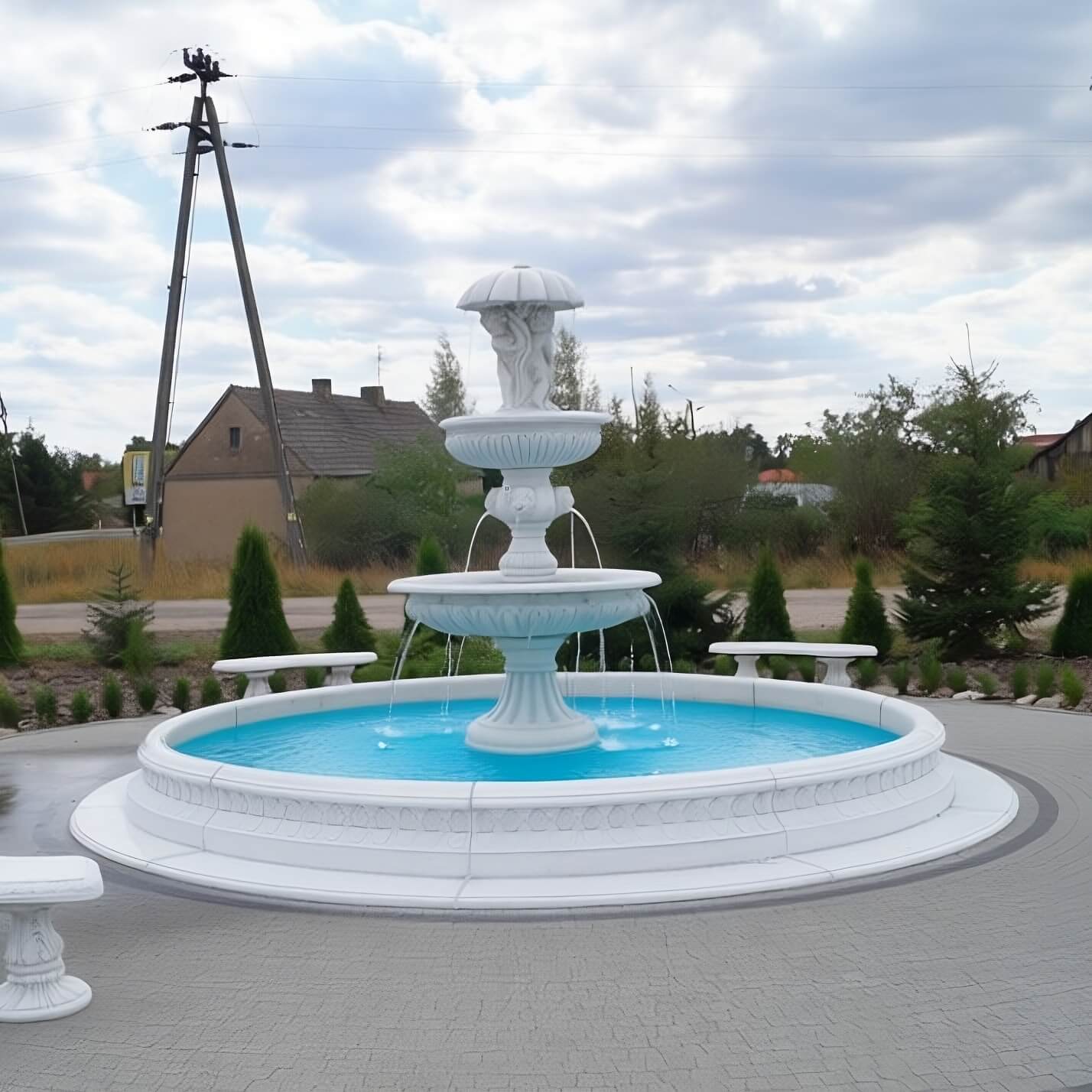 Zestaw Oczko Marinello Duże + Fontanna Gemelli