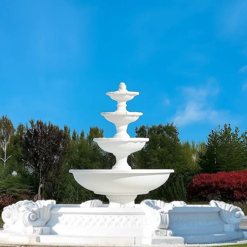 Zestaw Fontanna Almeria z szyszką + Oczko Marino Duże + Akcesoria