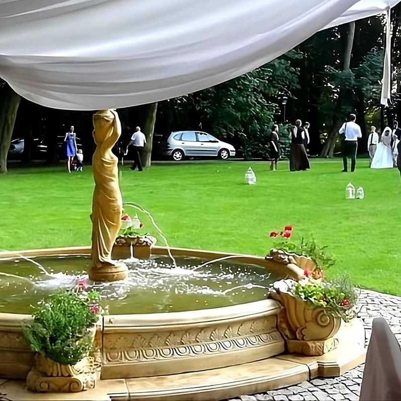 Zestaw Figura Dziewczyna z Dzbanami + Oczko Marino + Kolumna + Akcesoria