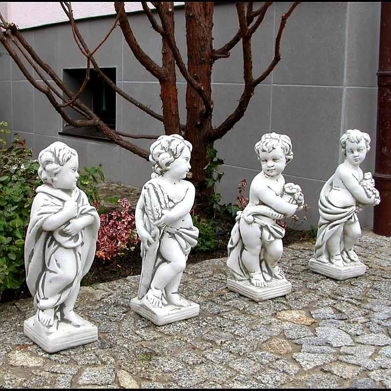 Zestaw Figur - Amorki - 4 pory roku