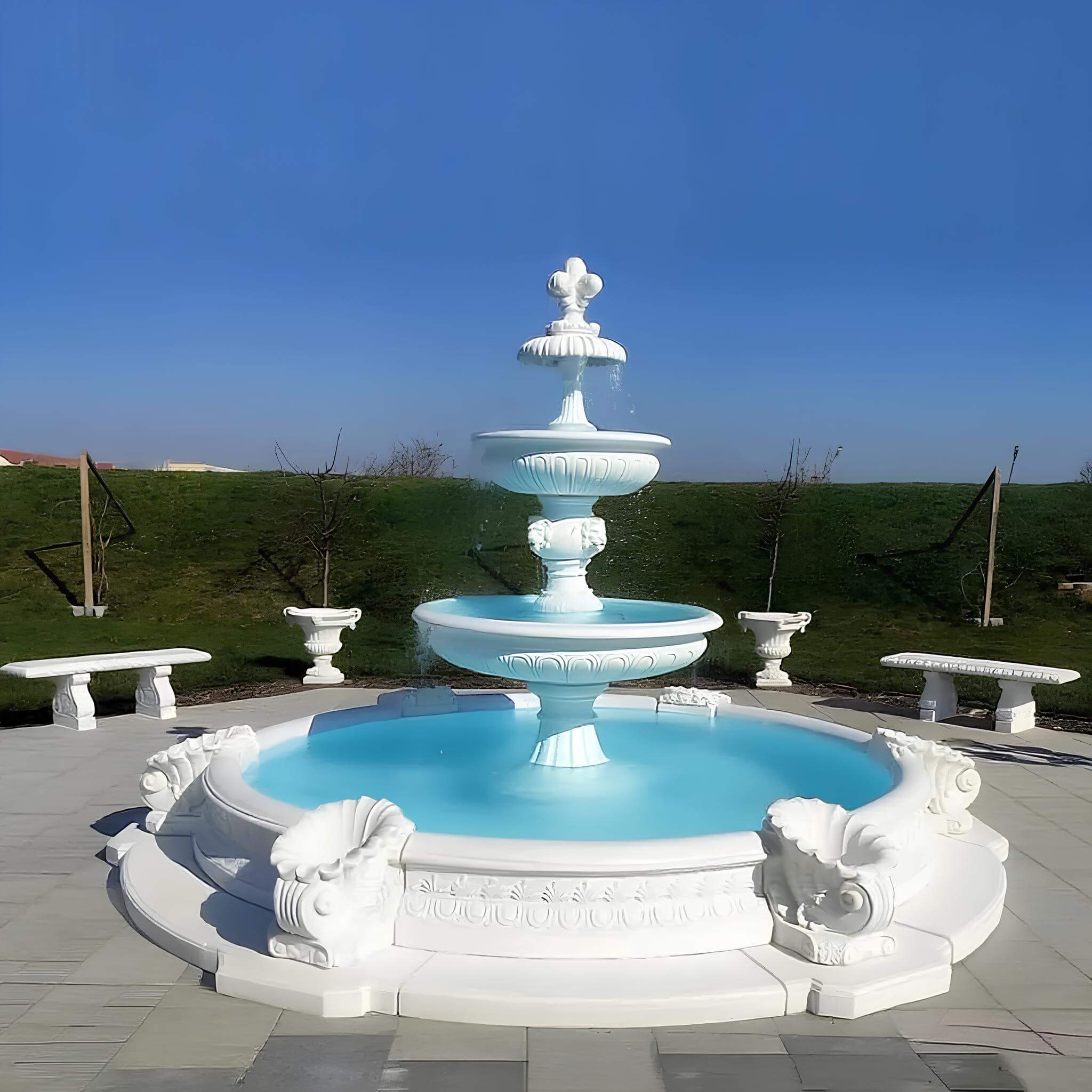 Zestaw Fontanna Duża + Oczko Marino Duże + Akcesoria