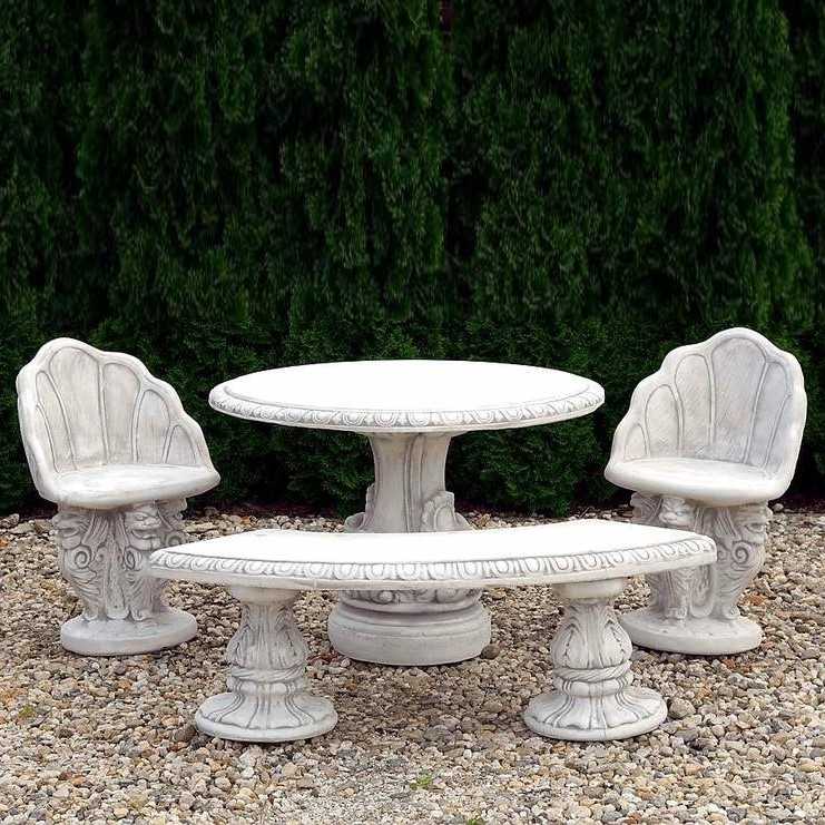 Zestaw Stół Esy Floresy + 1 x Ława Bajda + 2 x Krzesło Muszelka